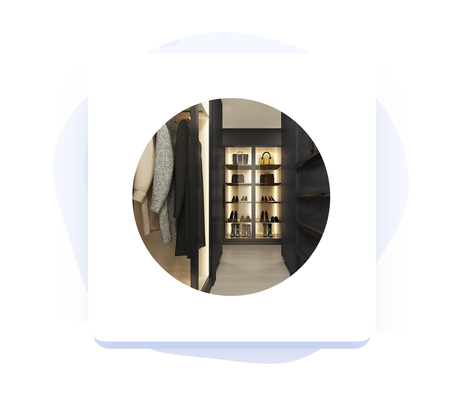 3d Render Walkin Robe